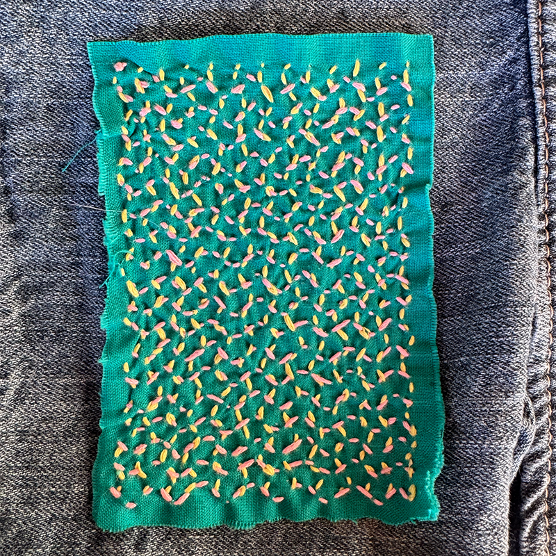 Embroidery detail