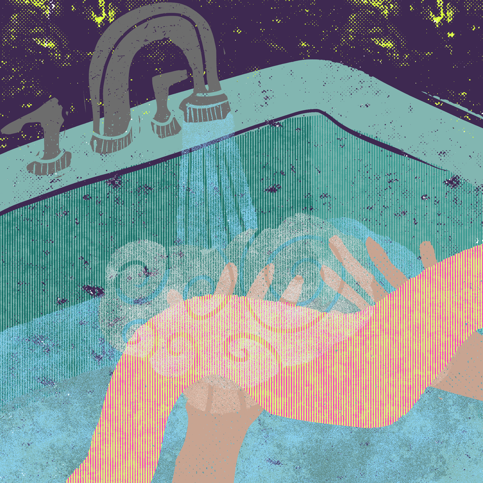 Hand-wash special care artwork
