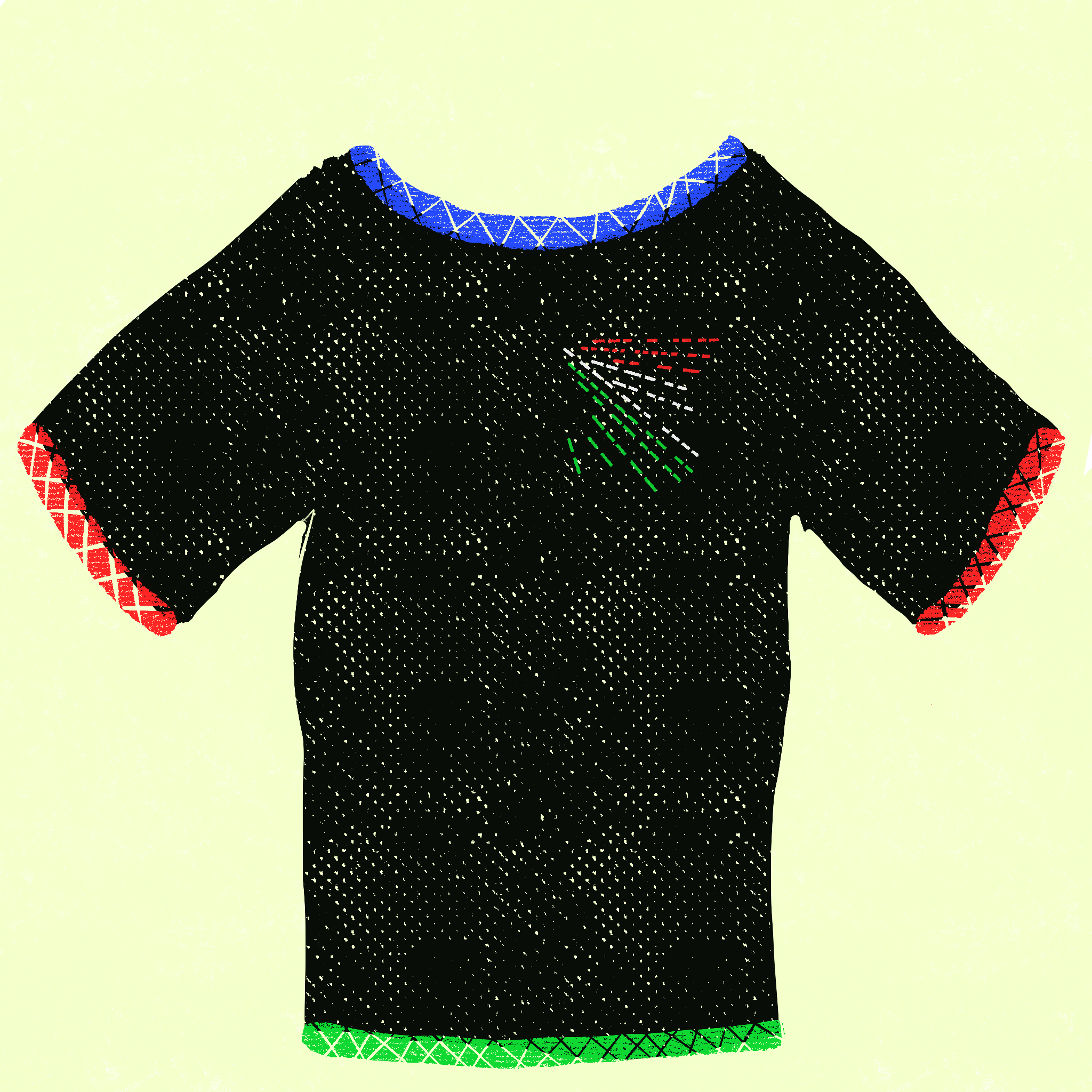 Hands stitching — heritage of mending