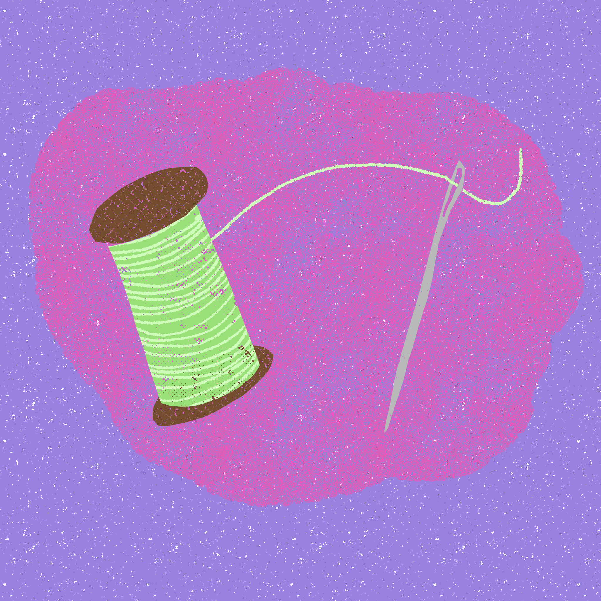 Slow stitch icon